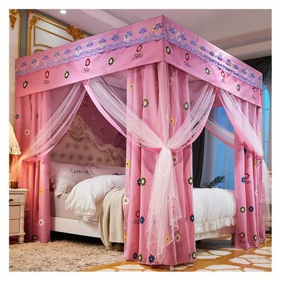 Bed Canopy Luxurious Bunk Bed Curtain, Bed Canopy for The Decoration of 1.5m/1.8m/ 2m Double Girl Princess Room, Universal in Four Seasons, 360 Protection (Color : Style3, Size : 150x200x200cm)