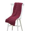 Aran Woollen Mills Irish Cable Knit Blanket Supersoft Merino Wool Throw Made in Ireland 40 inch x 60 inch (Jam Red) view 1