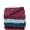 Aran Woollen Mills Irish Cable Knit Blanket Supersoft Merino Wool Throw Made in Ireland 40 inch x 60 inch (Jam Red) view 4