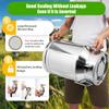30L Stainless Steel Milk Can, 8 Gallon Heavy Duty Milk Jug Milk Bucket, Old Fashion Milk Jug Vases, Silicone Sealed, Milk Wine Liquid Container Storage, 30 Liters/8 Gallon (US Stock) view 3