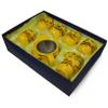 Teapot Teacup Chinese Gongfu Tea Set Yellow Dragon Porcelain Stainless Steel Filtration Ceramic Gift Box view 4