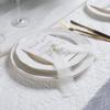 HUIHUANG Wedding Thank You Place Setting Cards with Ivory Chiffon Ribbon, for Weddings Favors, Receptions, Parties, Events and Celebrations-Pack of 50, 4 x 6 inch, Add to Your Table Centerpieces view 2