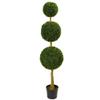 Unknown1 5.5' Triple Ball Boxwood Artificial Topiary Tree Uv Resistant (Indoor/Outdoor) view 1
