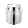 20L Stainless Steel Milk Can, 5 Gallon Heavy Duty Milk Jug Milk Bucket, Old Fashion Milk Jug Vases, Silicone Sealed, Milk Wine Liquid Container Storage, 20 Liters/5 Gallon (US Stock) view 1