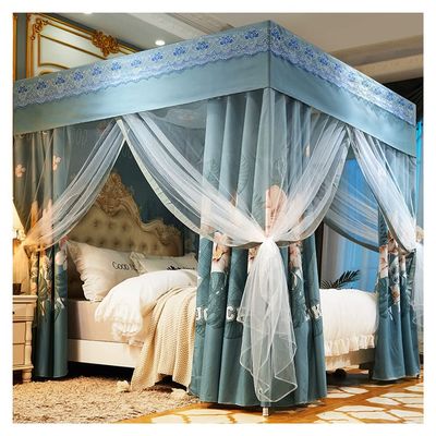 Bed Canopy Luxurious Bunk Bed Curtain, Bed Canopy for The Decoration of 1.5m/1.8m/ 2m Double Girl Princess Room, Universal in Four Seasons, 360 Protection (Color : Style6, Size : 150x200x200cm)