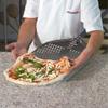 SHANGPEIXUAN Pizza Turning Peel 9 Inch Perforated Pizza Peel and Pizza Brush Ash Rake 4 Piece Wood Fired Commercial Pizza Oven Utensil Kit with 40-Inch Aluminum Handle view 3