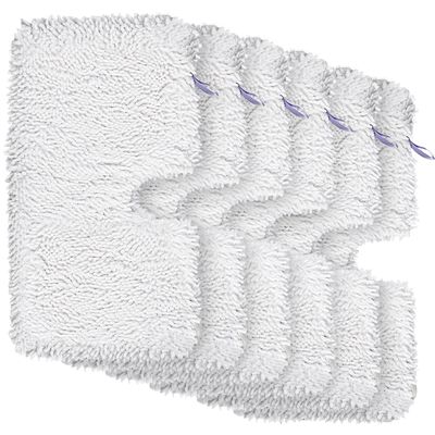 MXZONE 6 Pack Pocket Steam Mop Pad Cleaning Pads for Shark Steam Pocket Mop S3500 Series S3501 S3601 S2902 S3901 S3550 S3601d S3801 S3801co Se450 S2901
