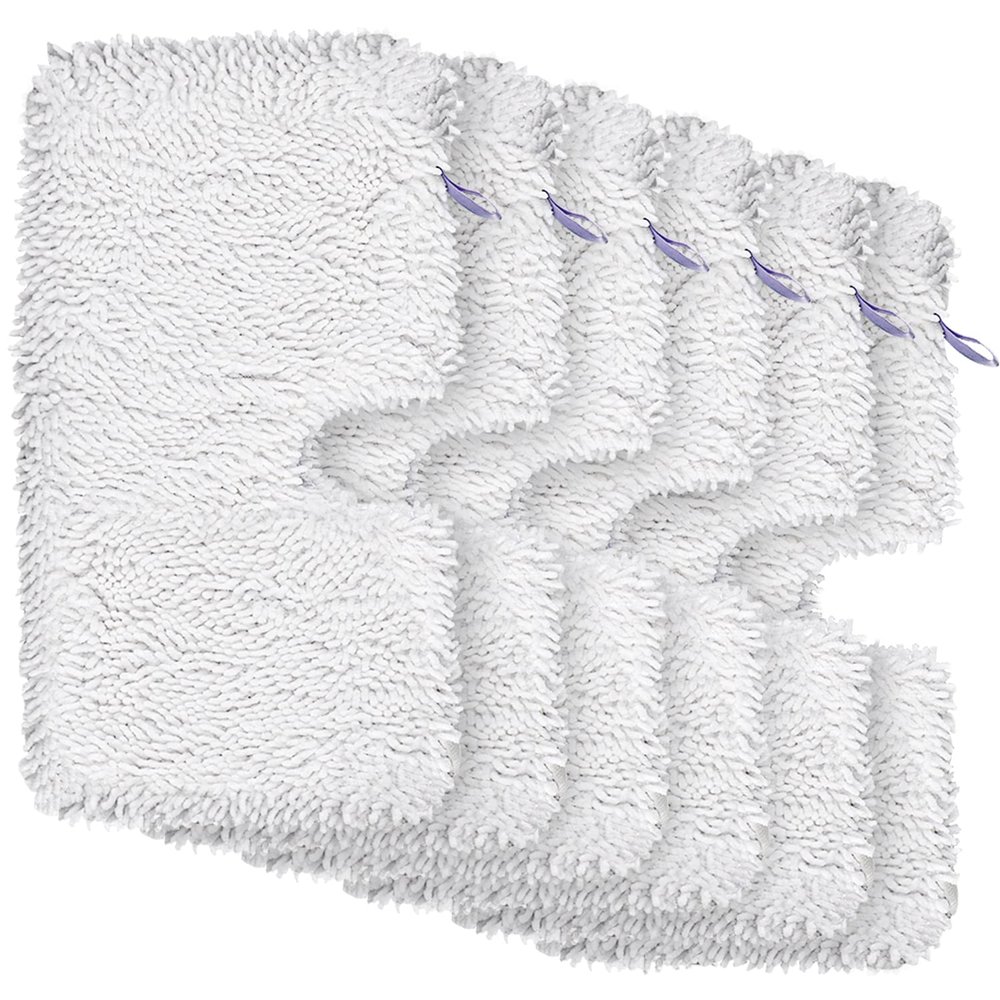 MXZONE 6 Pack Pocket Steam Mop Pad Cleaning Pads for Shark Steam Pocket Mop S3500 Series S3501 S3601 S2902 S3901 S3550 S3601d S3801 S3801co Se450 S2901