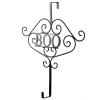 Unknown1 17" Halloween Boo Wreath Hanger Black Steel view 1