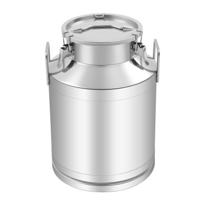 50L Stainless Steel Milk Can, 13 Gallon Heavy Duty Milk Jug Bucket, Old Fashion Jug Vases, Silicone Sealed, Wine Liquid Container Storage, 50 Liters/13 Gallon (US Stock)