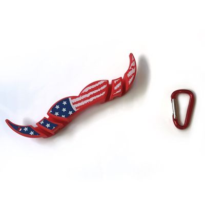The MoGuard - Mustache Guard Drink Attachment (Red USA), MG