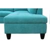Star Home Living Right Facing Sectional 2 Pieces Set Sofas, Green view 3