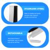 1pc Door Hook Hanging Hook Back Door Hanger Storage Hook Towel Hooks Organizer Hooks Double Sides Hooks Punch- Hook Bathroom Hanger Glass Door Hanger view 4