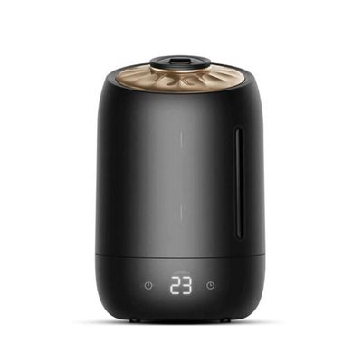 SMSOM Humidifier, Cool Mist Humidifiers for Babies, Bedroom, Nursery, Home and Office, 5L Water Tank, 3 Adjustable Mist Levels, Easy Clean (Color : Black)