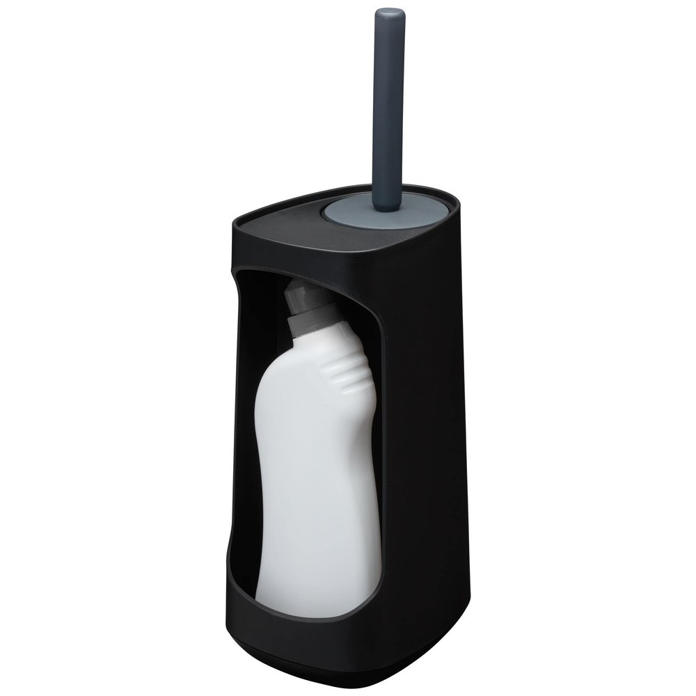 Tiger Toilet Brush, Polypropylene, Black/Charcoal, 145x454x187 mm