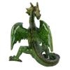 AB Tools Green Standing Dragon Resin Fantasy Sculpture Statue House Ornament Figurine view 2
