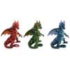 AB Tools Standing Dragon Set of 3 Resin Fantasy Sculpture Statue Home Ornament Figurine view 1