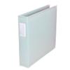 Craftelier - Eco-Leather Ring Album with 5 Plastic Sleeves of 12" x 12" (30.5 x 30.5 cm) | 3 Silver Metal D-Ring System and Label Holder | Size 33.02 x 38.1 x 7.62 cm - Mint Colour view 1