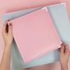 Craftelier - Eco-Leather Ring Album with 5 Plastic Sleeves of 12" x 12" (30.5 x 30.5 cm) | 3 Silver Metal D-Ring System and Label Holder | Size 33.02 x 38.1 x 7.62 cm - Mint Colour view 2
