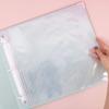 Craftelier - Eco-Leather Ring Album with 5 Plastic Sleeves of 12" x 12" (30.5 x 30.5 cm) | 3 Silver Metal D-Ring System and Label Holder | Size 33.02 x 38.1 x 7.62 cm - Mint Colour view 4