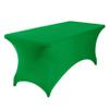 eccwai Spandex 6ft Waterproof Table Cover for Party,Wedding, Banquet, and Events(Emerald) view 3