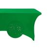 eccwai Spandex 6ft Waterproof Table Cover for Party,Wedding, Banquet, and Events(Emerald) view 4