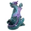 AB Tools Blue Dragon Lying Resin Fantasy Sculpture Statue House Home Ornament Figurine view 3