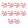 TOYANDONA 10pcs Decorative Fake Leaves for Christmas Wreaths Vivid Xmas Ornament Adornment for Home Parties and Festive Decor view 1