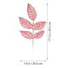 TOYANDONA 10pcs Decorative Fake Leaves for Christmas Wreaths Vivid Xmas Ornament Adornment for Home Parties and Festive Decor view 2