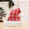 Ruluti 3pcs Santa Hat Unisex Christmas Hats Xmas Holiday Cap Extra Thicken Classic Santa Hats for Party Christmas view 3