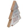 10" Tree Shaped Tis the Season to be Jolly Christmas Sign view 3