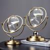 Brass Hourglass 60 Minute Sand Clock Timer:720 Rotating Antique White Sand Watch 60 Min,Antiguo Reloj De Arena 1 Hora,Large Metal One Hour Glass Sandglass for Office Desk Home Wedding Gift Decorative view 2