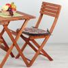 Ambesonne Flower Chair Seating Cushion Set of 2, Floral Pattern with Roses Twig Warm Colors Flower Arrangement Bouquets, Anti-Slip Seat Padding for Kitchen & Patio, 16"x16", Tan Pink Dark Green view 2