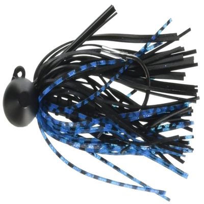 Evergreen Fact TG Blow Football Rubber Jig 1/2oz Evergreen FACT TG Blow 212 Black Blue 1/2oz