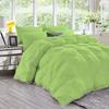 1 Piece Amuze Bedding Pom Pom Pinch Pleated Comforter Set 800 TC 100% Egyptian Cotton, White Vintage Pom-Pom Fringe Super Soft (Full/Queen , Sage ) view 1