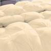 5 Piece Amuze Bedding Pom Pom Pinch Pleated Comforter Set 800 TC 100% Egyptian Cotton, White Vintage Pom-Pom Fringe Super Soft (King/Cal King , Ivory ) view 4