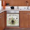 Wowfeel Bird Dishwasher Sticker Decal, Floral with Birds, White & Brown, PVC & PET Film, Rustic Functional, Reusable, Indoor Use, Home & Kitchen view 4