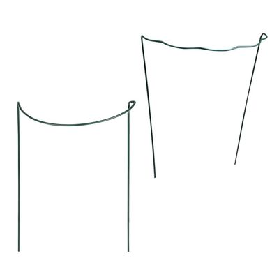 2pcs Iron Plant Support Stand for Climbing Vines Garden Trellis for Vine Plants Flower Shape Easy to Use Courtyards