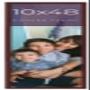 10x48 Frame Brown Solid Wood Picture Frame Width 0.75 Inches | Interior Frame Depth 0.5 Inches | Mogano Traditional Photo Frame Complete with UV Acrylic, Foam Board Backing & Hanging Hardware view 1