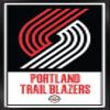 Trends International NBA Portland Trail Blazers - Logo 21 Wall Poster, 22.375" x 34", Black Framed Version view 1