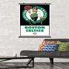 Trends International NBA Boston Celtics - Logo 21 Wall Poster, 22.375" x 34", Premium Poster & Clip Bundle view 2