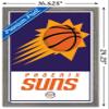 Trends International NBA Phoenix Suns - Logo 21 Wall Poster, 14.725" x 22.375", Barnwood Framed Version view 3