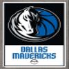 Trends International NBA Dallas Mavericks - Logo 21 Wall Poster, 22.375" x 34", Barnwood Framed Version view 1