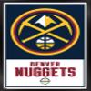 Trends International NBA Denver Nuggets - Logo 21 Wall Poster, 14.725" x 22.375", Black Framed Version view 1