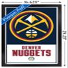 Trends International NBA Denver Nuggets - Logo 21 Wall Poster, 14.725" x 22.375", Black Framed Version view 3