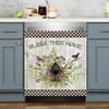 Bless This Home Dishwasher Magnet Vinyl Panel Fridge Decal,Flower Birds Dish Washer Cover Refrigerator Magnetic,Kitchen Decor Sticker Home Appliance Magnets 23"x17" view 1
