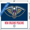 Trends International NBA New Orleans Pelicans - Logo 21 Wall Poster, 22.375" x 34", Premium Unframed Version view 3