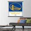 Trends International NBA Golden State Warriors - Logo 21 Wall Poster, 22.375" x 34", Premium Print and Black Hanger Bundle view 2