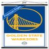 Trends International NBA Golden State Warriors - Logo 21 Wall Poster, 22.375" x 34", Premium Print and Black Hanger Bundle view 3