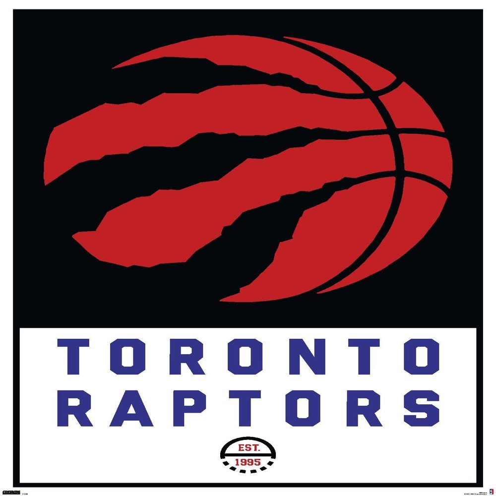 Trends International NBA Toronto Raptors - Logo 21 Wall Poster, 22.375" x 34", Premium Unframed Version